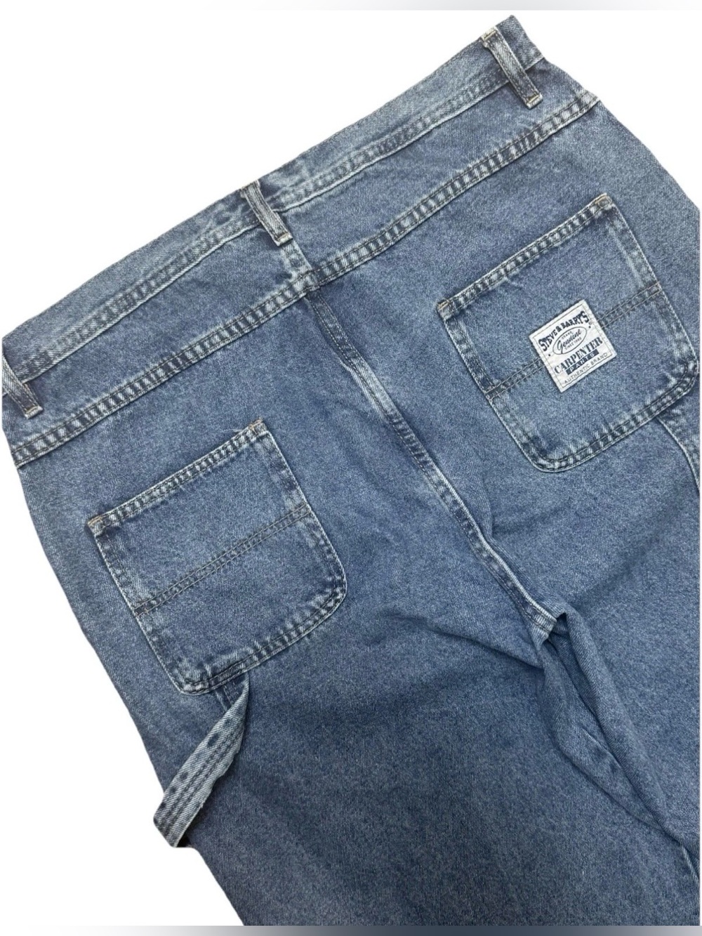 Steve & Barry's Men's Distressed Jeans
Carpenter Pants Wide Leg Measures 34x31 - Picture 5 of 9